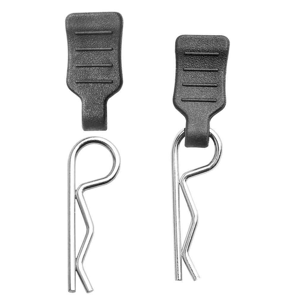 50 Stück Universelle RC-Auto-Karosserie-Clips mit Zug-RC-Pins für Alle RC-Auto-LKW-Buggy-Karosserie-Ersatzteile Laschen, R-Typ 1/16 1/18