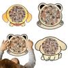 Macaron-colored Puppy Puzzle Pieces Wood Educational  Stress-relieving Toy