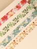 5rolls/Box Colored Floral Washi Tape Scrapbooking Supplies Washitape Spring Washi Tape Scrapbooking Diy Deco Creative Washi Tape