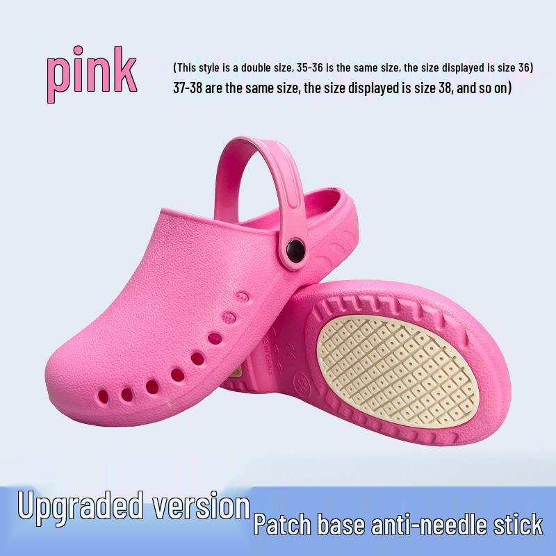 Pantoufles de travail chirurgicales antidérapantes en EVA à bout fermé pour hommes et femmes