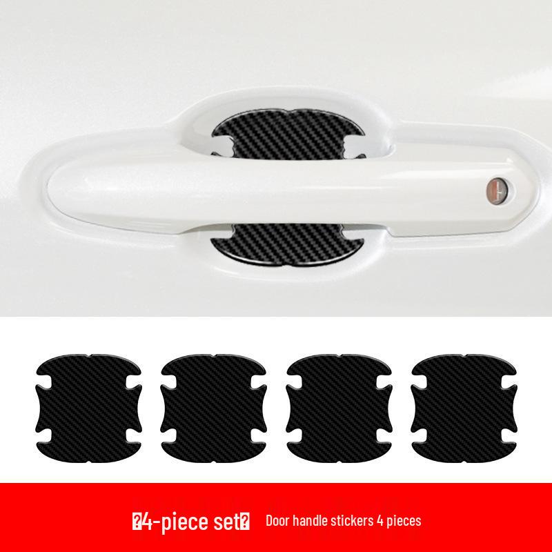 Carbon Fiber Car Door Protective Anti-collision & Anti-scratch Epoxy Sticker