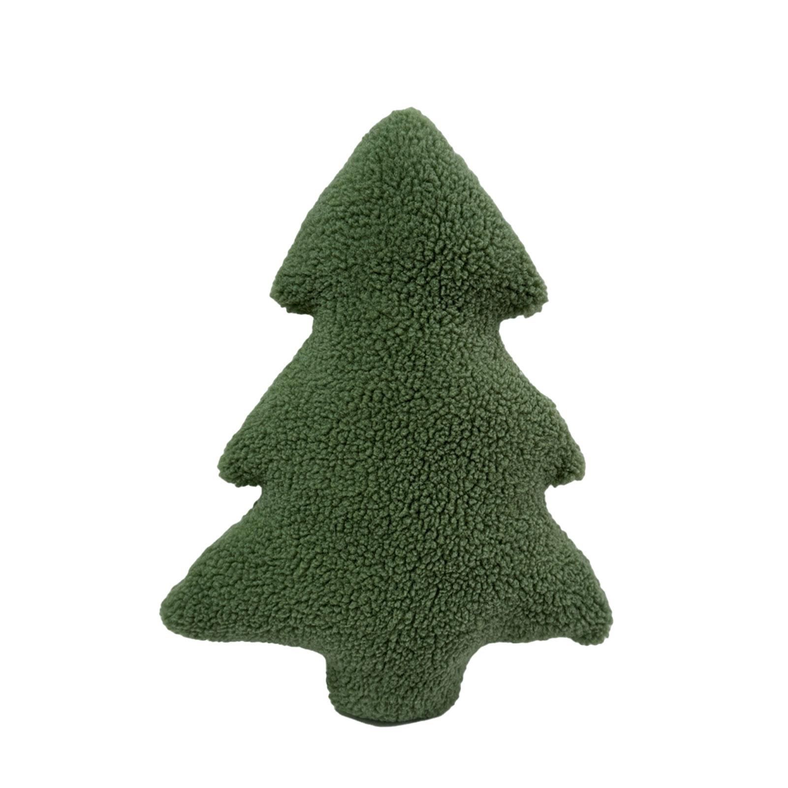 

Треугольная плюшевая подушка для рождественского украшения зеленая рождественская елочная подушка мода