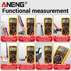 Digital Multimeter ANENG SZ852 Professional 1999 Counts 600V AC DC Voltage Current Resistance Tester HFE Transistor Diode Test with Digital Display