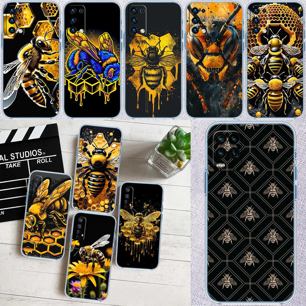 IK7 Art Bees Cartoon Phone Case for Motorola Moto G10 G20 G30 G31 G32 G34 G35 G41 G42 G50 G51 G52 G55 G60 G60S G62 G71 G72 G75