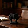 3D Printed Abstract Face & Hand Reading Sculpture Modern Minimalist Art Figurine Exquisite