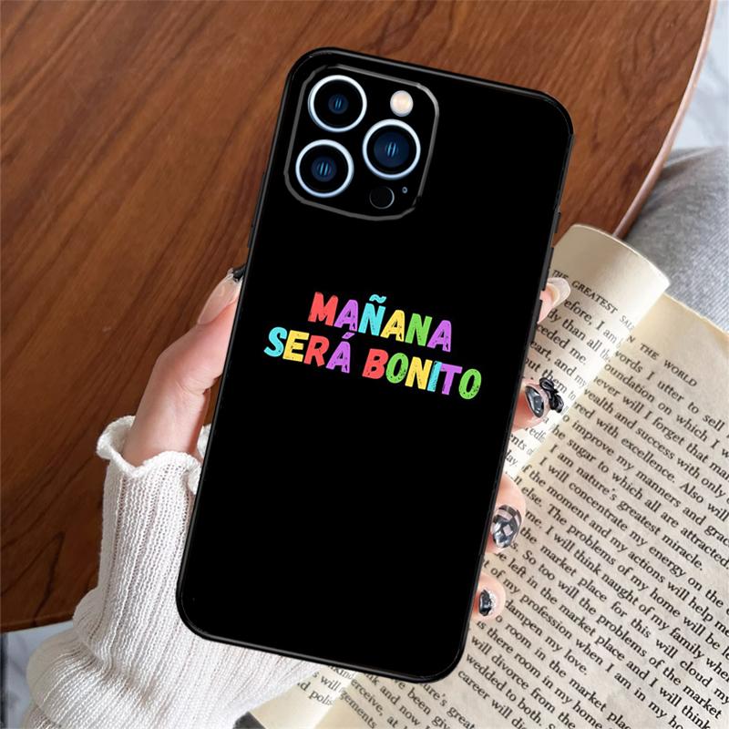 

Karol G Manana Sera Bonito Phone Case For iPhone 17 Pro Max 11 12 14 15 16 Pro Max Plus 13 mini 16e 17 Air Back Cover iPhone 11Pro MAX