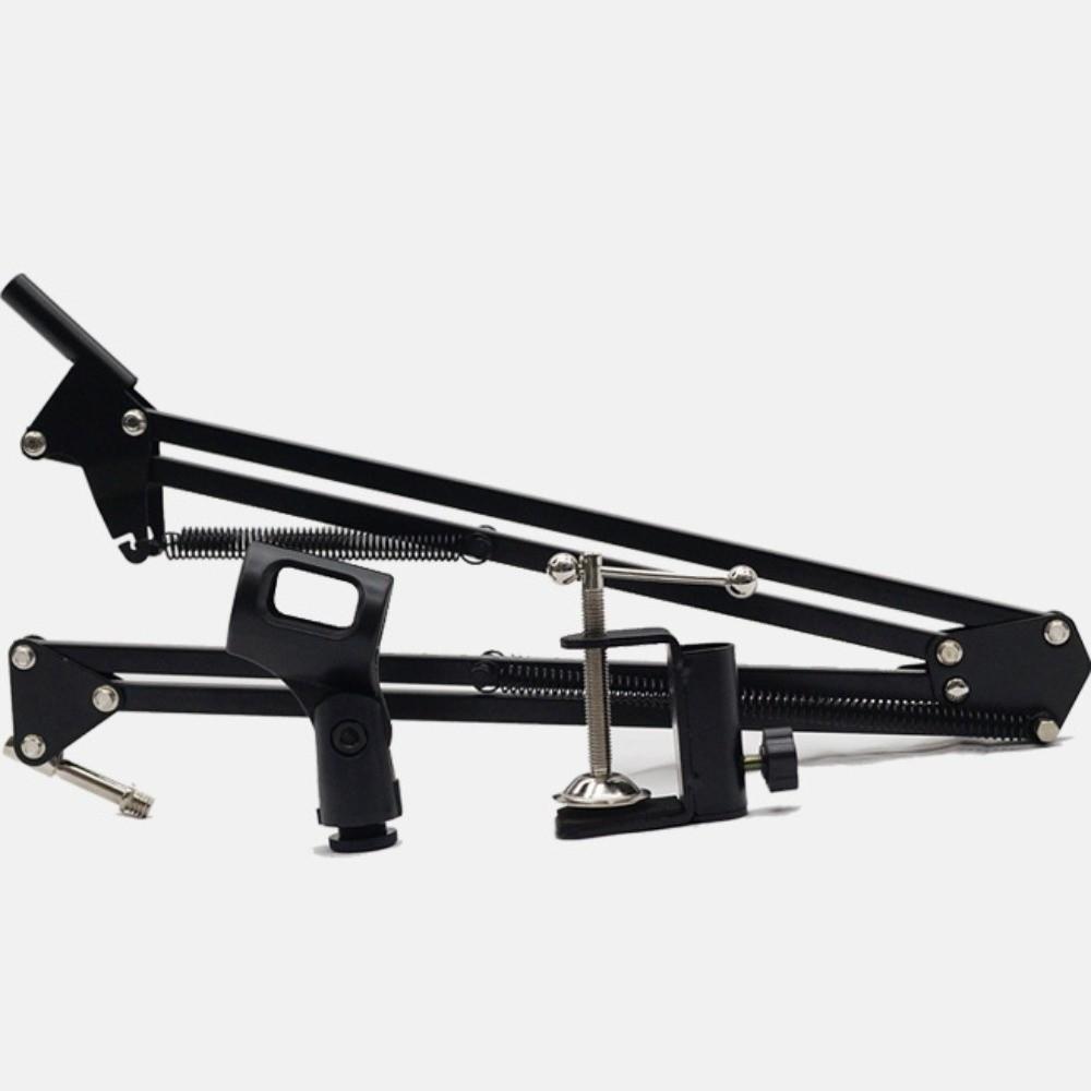 Telescopic Bracket Microphone Stand Extendable Microphone Clamp  Photographic Equipment
