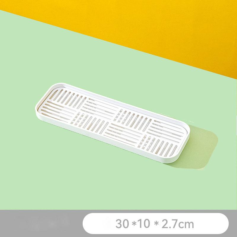 Detachable Tableware Drain Tray Double Layer Grids Design Dish Drainer Storage Tray Kitchen Accessory Easy Clean Dish Drainer