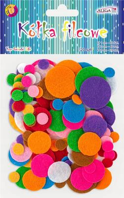 Felt Circles Decorative Circles Colorful Applications For Decoration Mix 250 Pcs