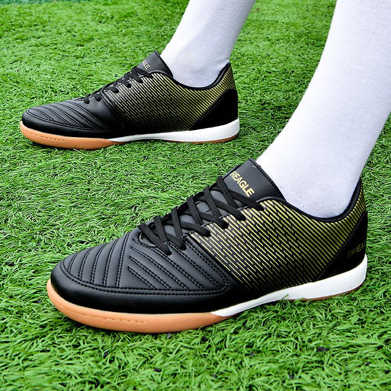 Hallenfußballschuhe mit flacher Sohle Herren Echte Erwachsene Mittelschüler Wettbewerbstraining Profischuhe Rutschfest und Verschleißfest Jinj