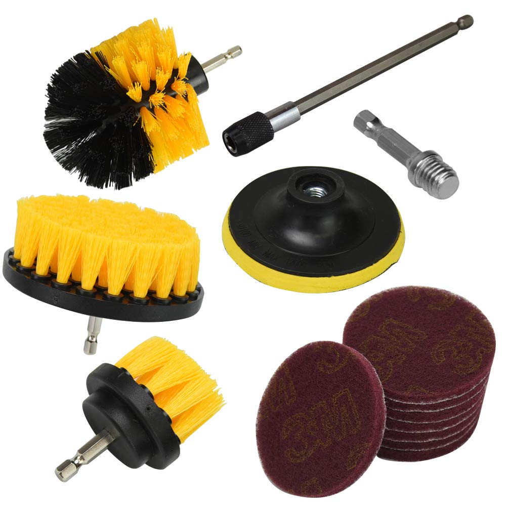 

Gree Электрическая дрель Полировальная щетка Полировальный набор Губка для электрических дрелей Мойка автомобиля Легкий удар Шестигранный хвостовик Набор насадок Полировальная машина