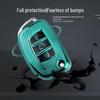 Hyundai Mistra Carbon Fiber Pattern TPU Car Key Cover