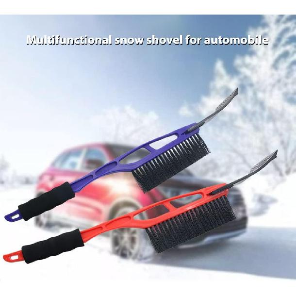 

2 in 1 Snow Brush and Ice Scraper, Ergonomic Foam Grip Anti-Freeze Snow Shovel, Durable Windshield Glass Cleaner for Cars, Trucks, SUVs, and MPVs,