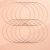 10Pcs Dreamcatcher Ring 35Mm Strong Metal Hoop Smooth Finish for DIY Crafts Handmade Art Projects Home Wall Decor