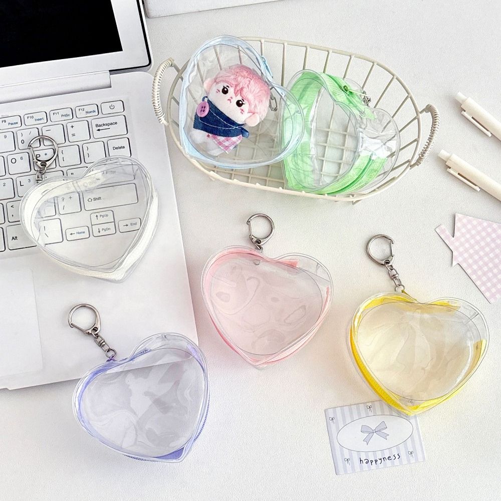 PVC Material Doll Protector Case Transparent Doll Display Bag Doll Storage Bags Decorative Pouch