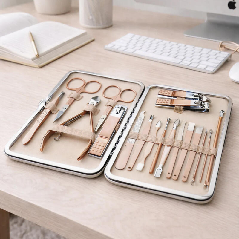 18-piece Nail Care Set with Cuticle Remover, Toenail Clippers, and Nail Clippers