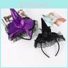 Witch Halloween Hat Headband Sparkly Party Supplies Costuming