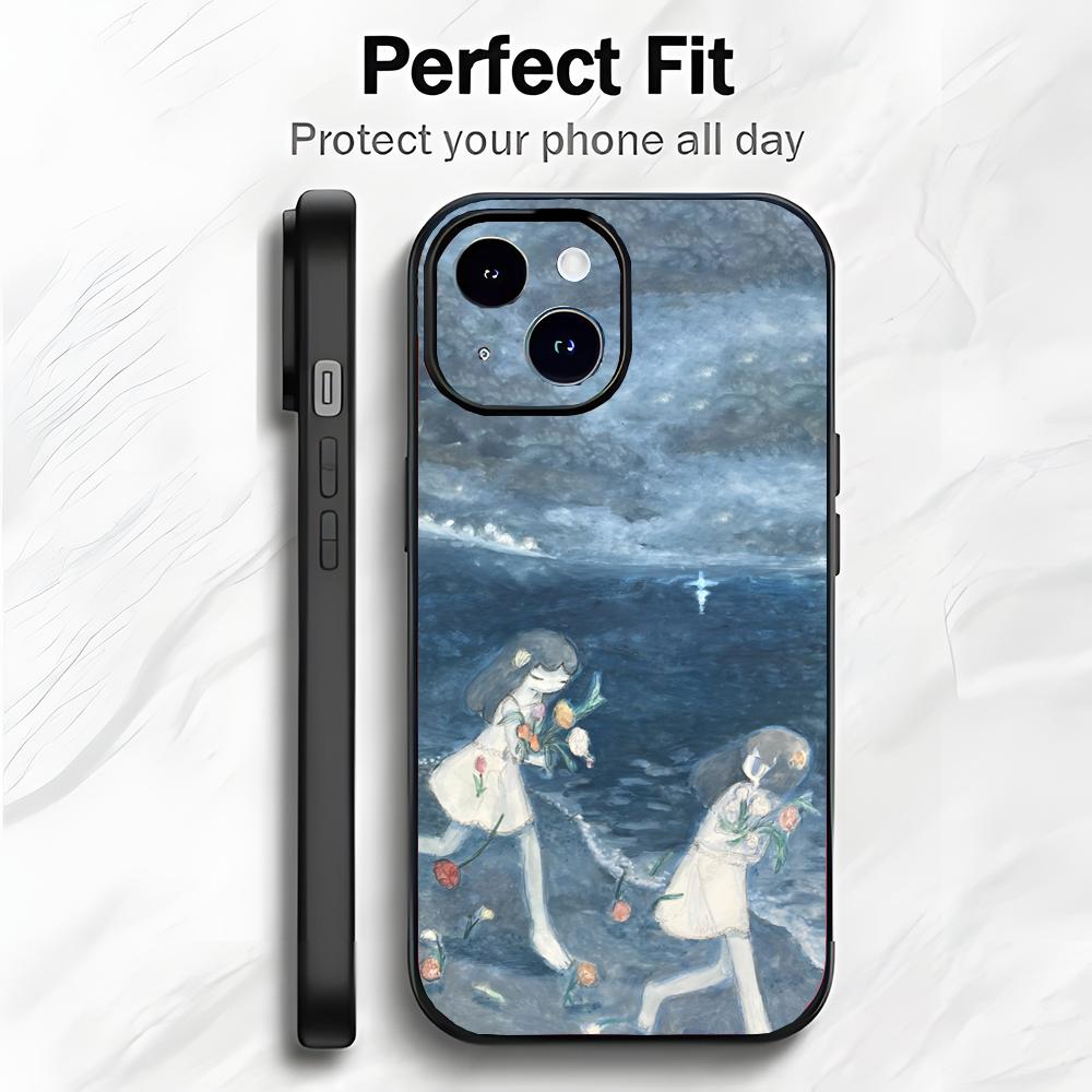 Creative Cute Japanese Art A-Aya Takano Phone Case Phone Case Soft Packaging Lightweight For iPhone17 16 15 14 13ProMax