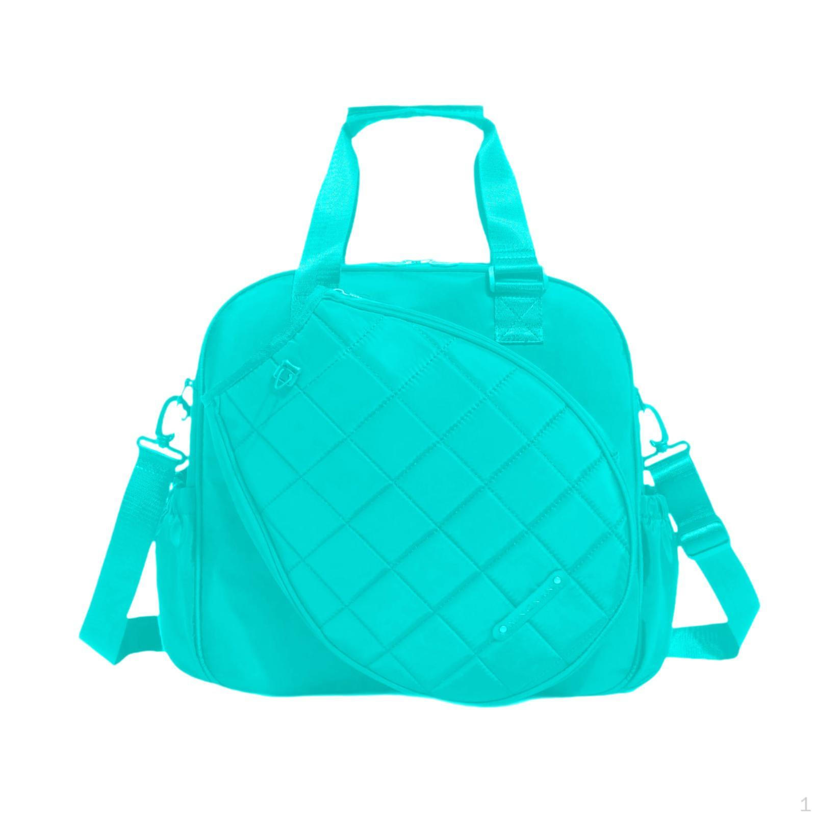 

Portable Tennis and Badminton Racket Carrier with Water Bottle Slot зелений