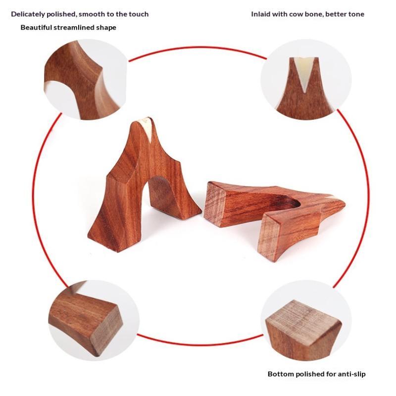 Chinese Guzheng Bridges Redwood Replacement Guzheng Bridge Anti-Slip String Code Support Professional Guzhengs Accessories