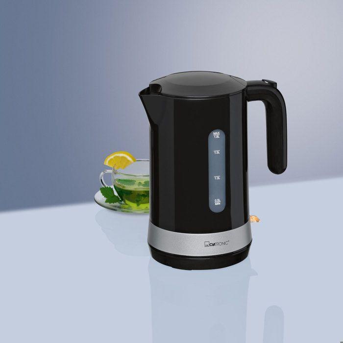 Bouilloire Électrique - Clatronic - WK 3452 - 1,8L - 2200W - Noir