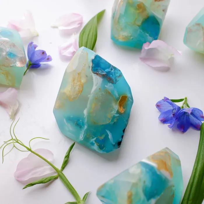 Birthstone Soap / March Aquamarine