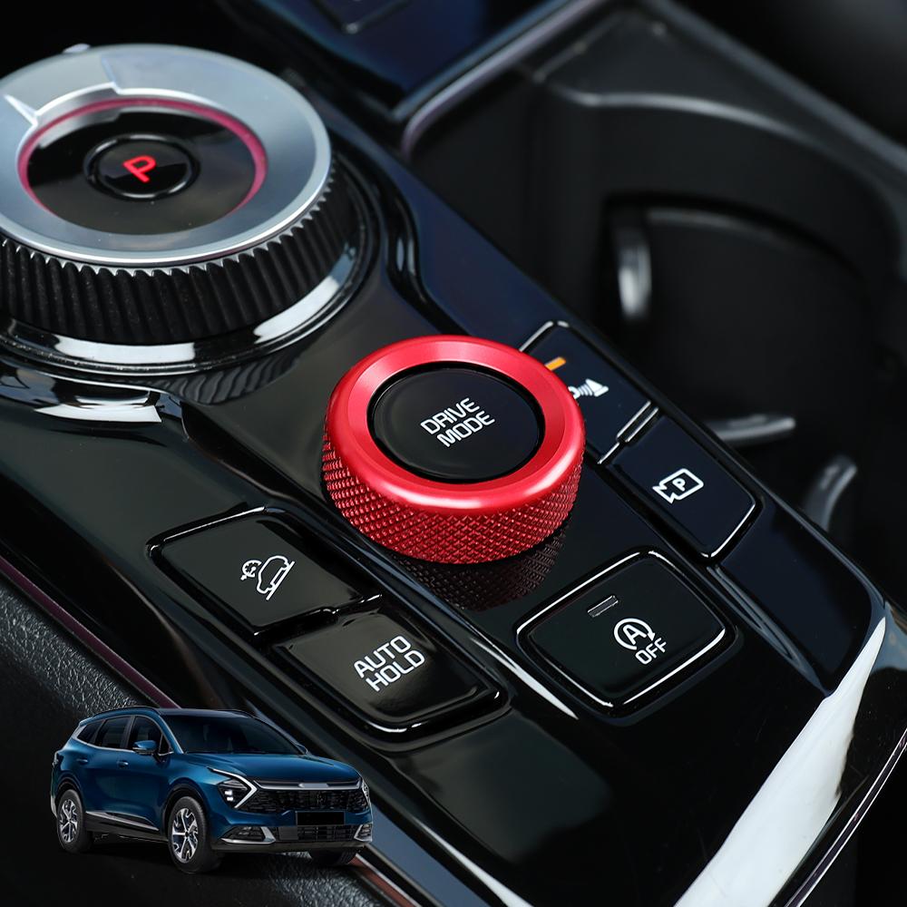 For Kia Sportage NQ5 2023-2025 Car Interior Aluminum Alloy Driving Mode Knob Cover Trim Auto Driving Mode Decoration Accessories