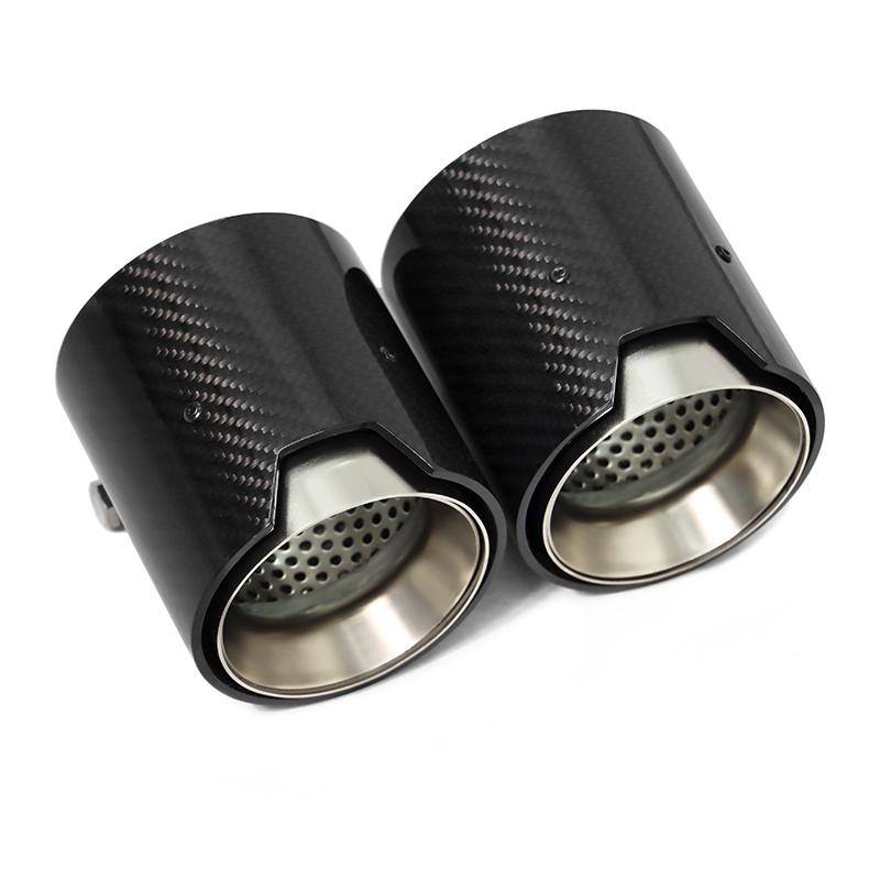 2pcs/lot For BMW 2 Series F22 F23 M235i M240i F20 F21 M135i M140i M Performance Carbon Fiber Car Exhaust Tip ID60mm Muffler Tip