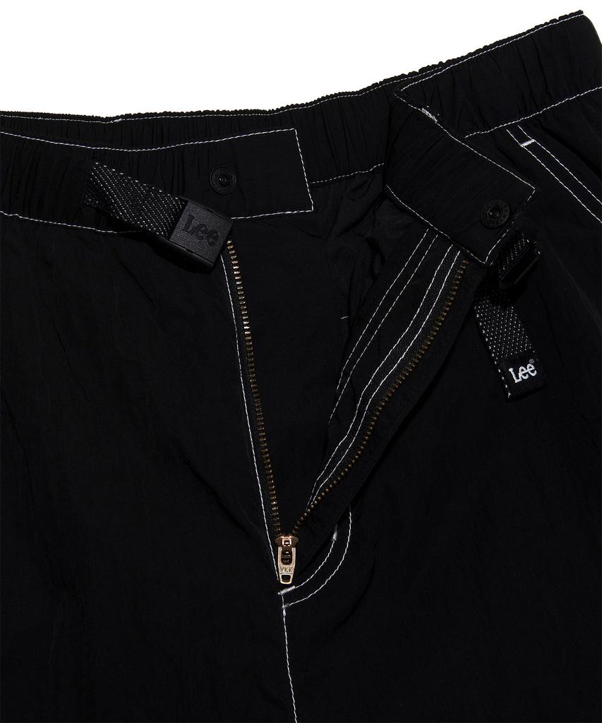 LEE Webbing Belt Parachute Pants Black