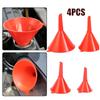 4 Sizes Car Plastic Funnels Refueling Liquid Funnels Tools Oil Filling Equipment Car Motorcycle Refuel Filling Small Funnel