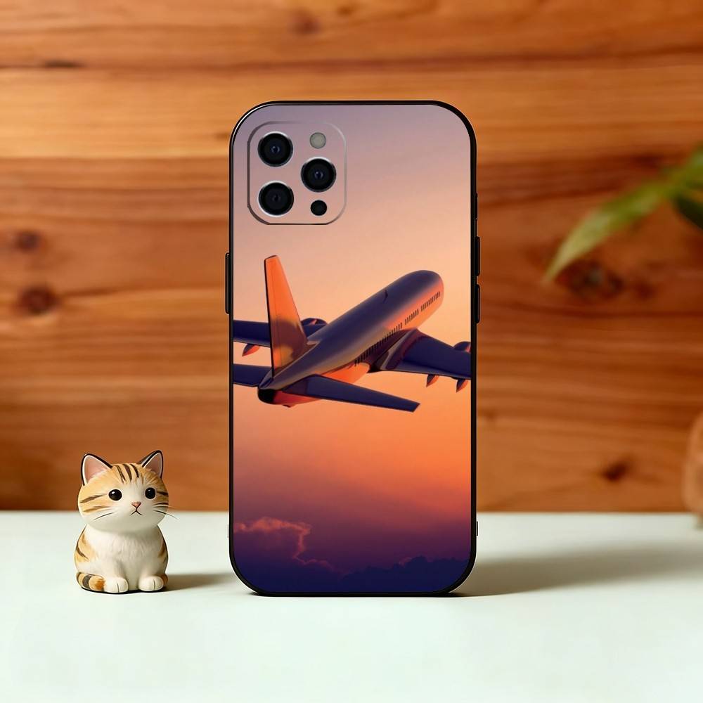 A-airplane Phone Case Silicone Soft For IPhone 17 16 15 14 13 12 11 X XR Plus Pro Max Plus