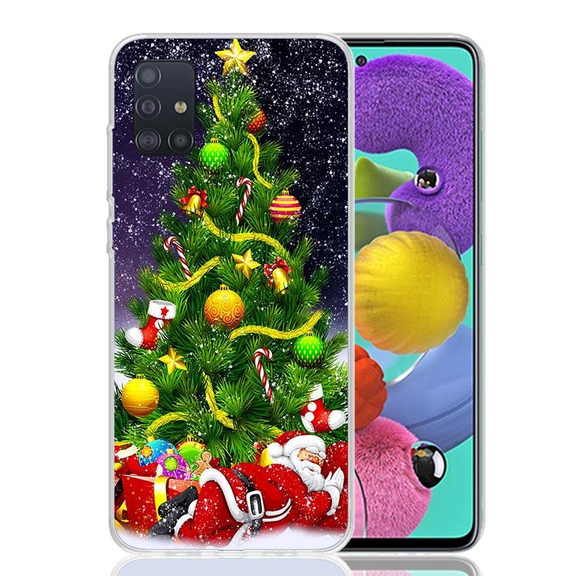 Christmas Santa Claus Present Phone Case For Samsung Galaxy A52 A42 A32 A22 A12 A51 A50S A40 A30S A20E A10S A41 A31 A21S A11 A72