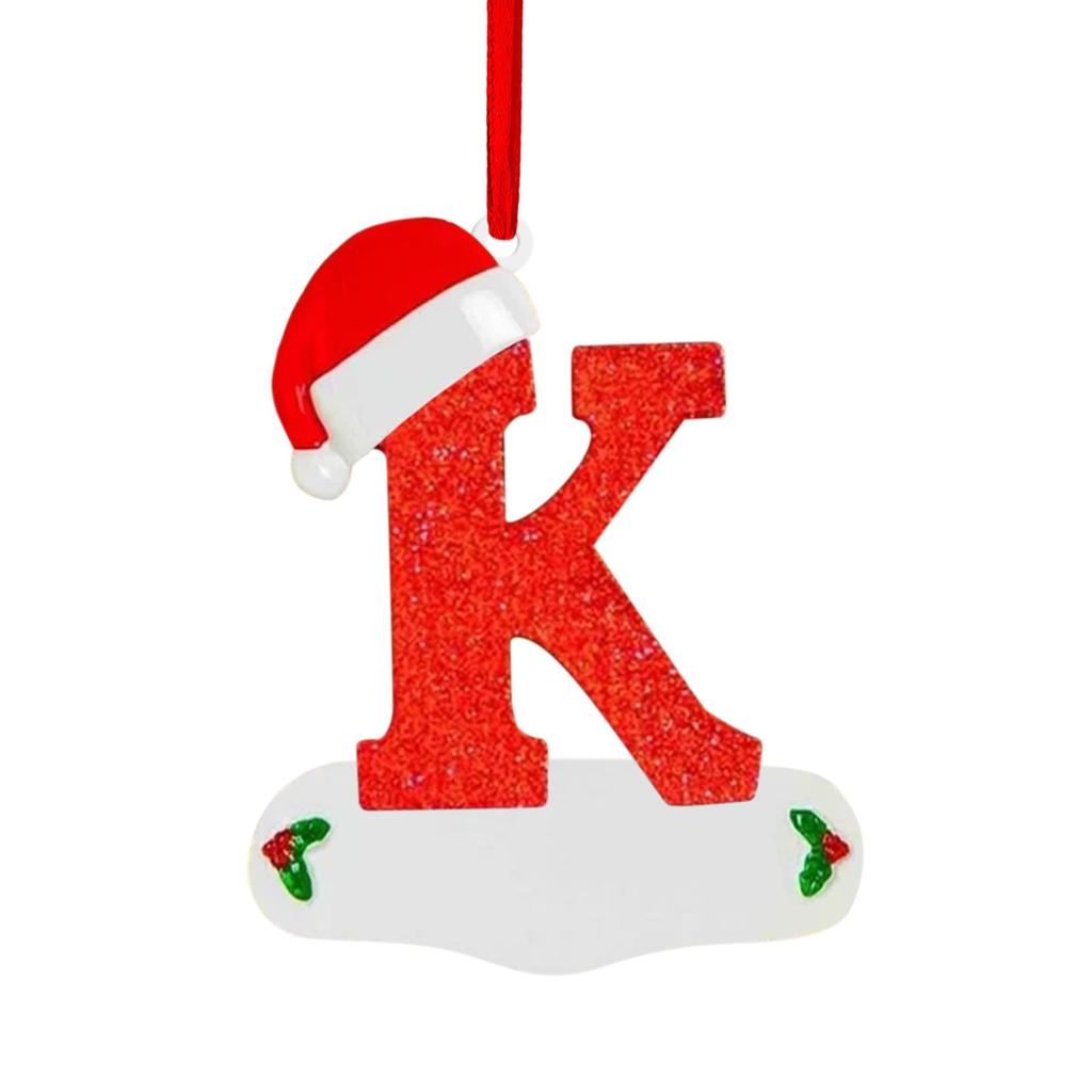 Merry Christmas Decoration Pendant English Alphabet Cristmas Tree Ornaments for Home Decor  Navidad New Year 2026 Gift Accessory