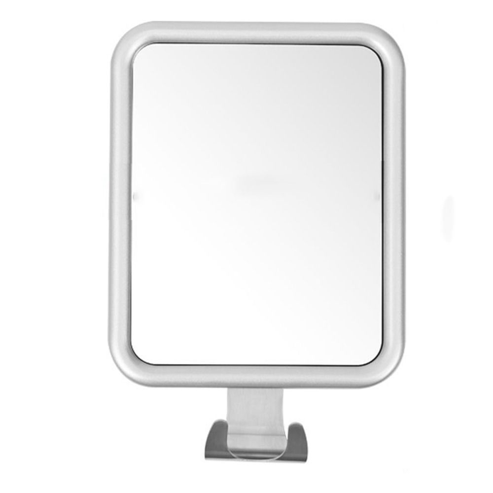 with Suction Cup Fogless Shower Shaving Mirror Aluminum Frame Makeup Mirrors  Shaver Holder