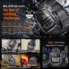 New Multifunctional Big screen Square Outdoor Smart Watch Flashlight Health Monitoring Men's Sports Bracele