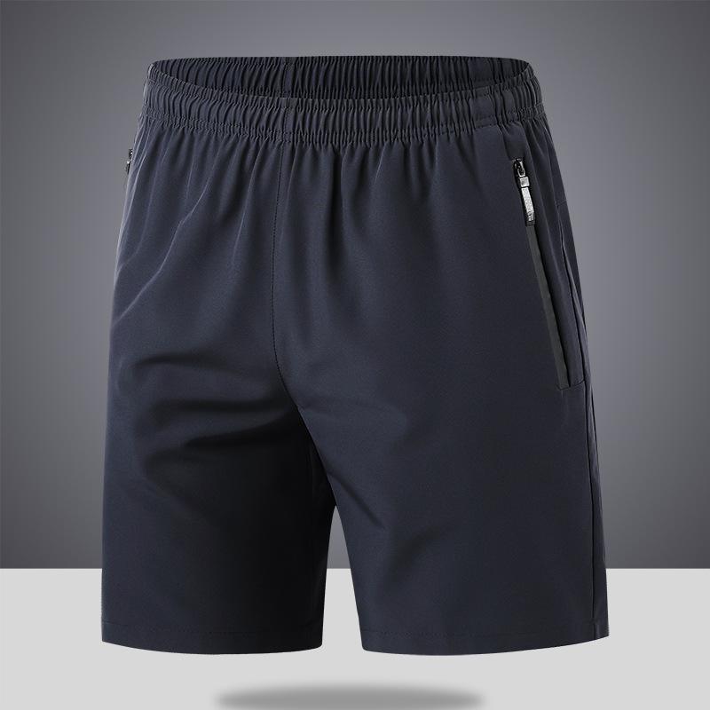 Men's Quick-Drying Elastic Fitness Shorts - Casual Outdoor Running & Training 5-Point Pants, Plus Size.