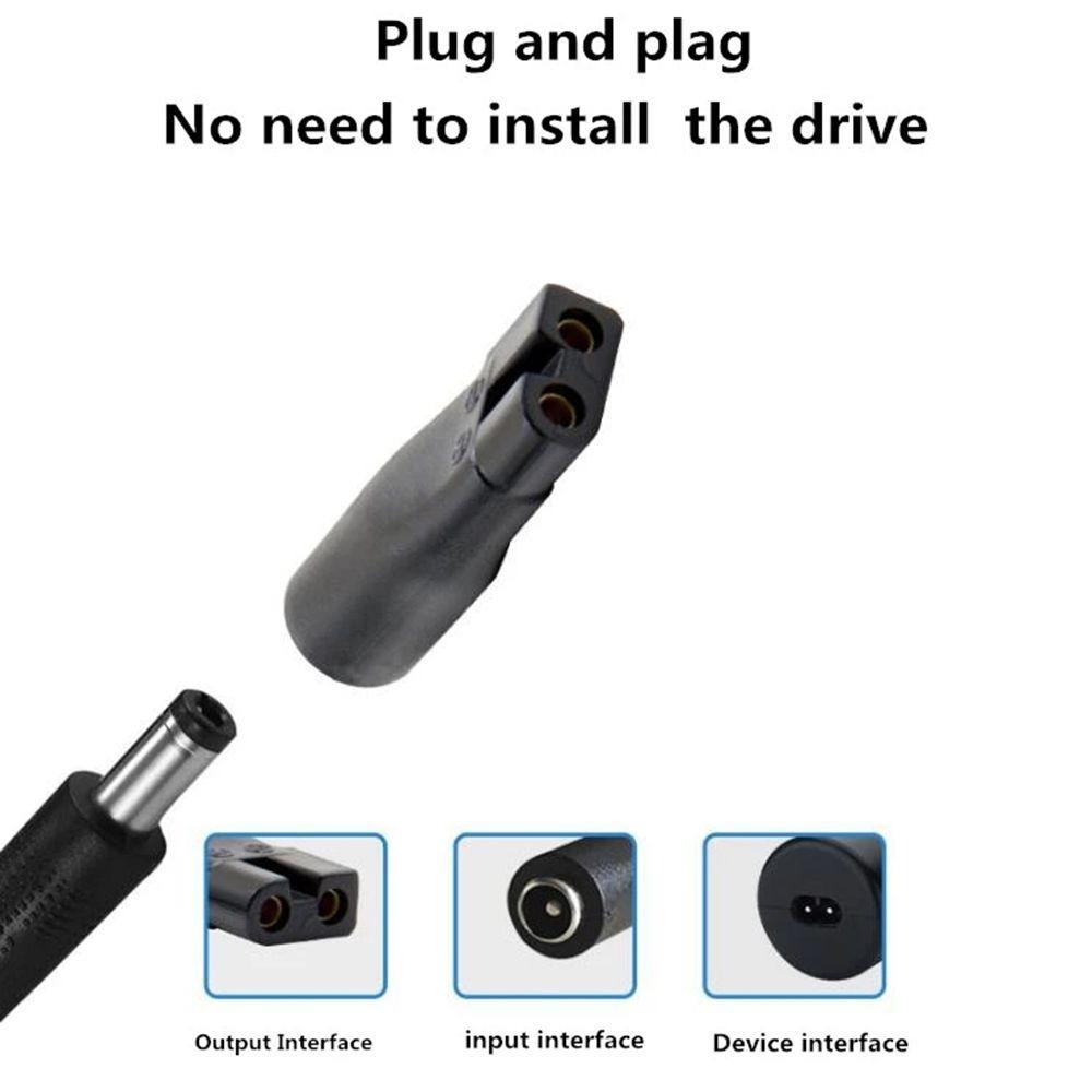 Hole Adapter Hair Clippers Razor Charger Converter Charging Heads Adapter Hair Clippers Cable DC Connector Shaver Power Adapter
