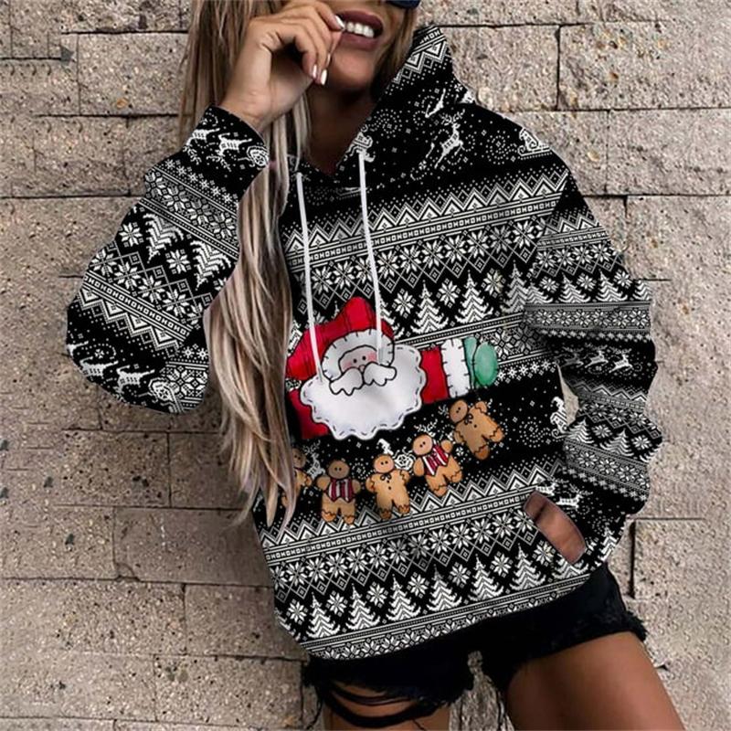 

Мужские и женские толстовки с капюшоном, рождественская одежда с 3D-принтом, унисекс, толстовка, модные толстовки на весну и осень, свободный свитер 5XL