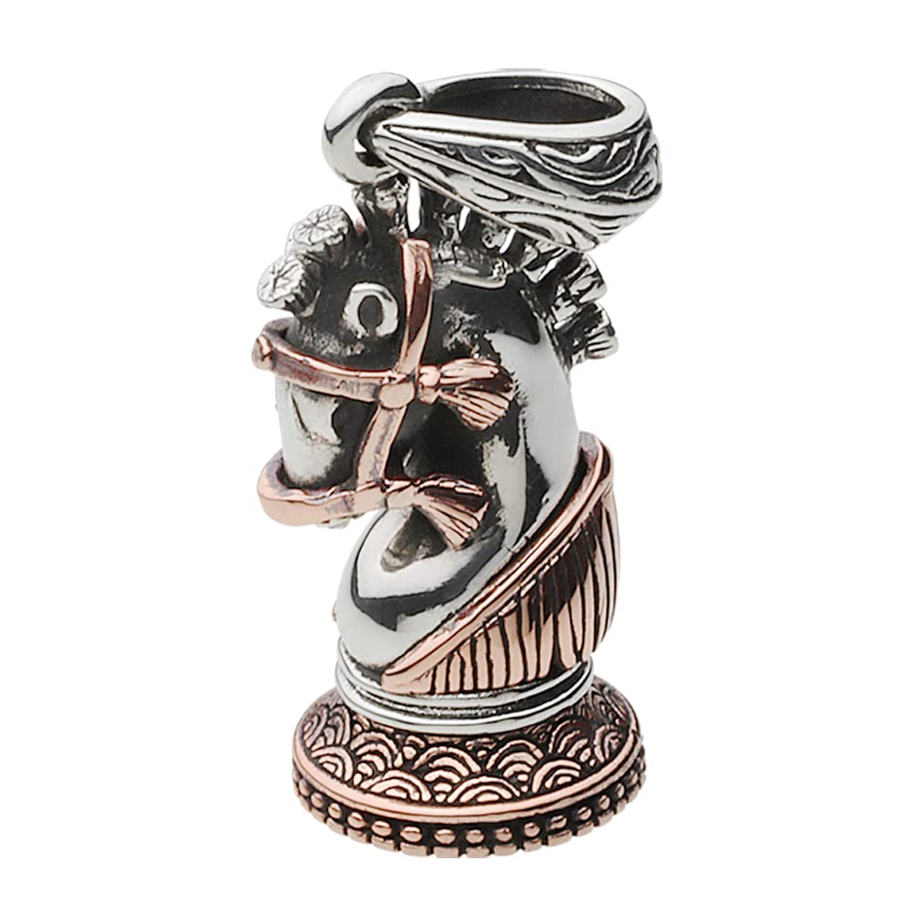 

Japanese style cavalry chess pendant fp0572 [Figmart] [Silver accessory]