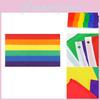 5ft X 3ft Hand Waving Flag With Vivid Colors For Gay Pride Festival