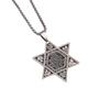 Nuova Stella Ebraica a Sei Punte Collana con Pendente Ebraico Collana Stella di David Gioielli per Uomo