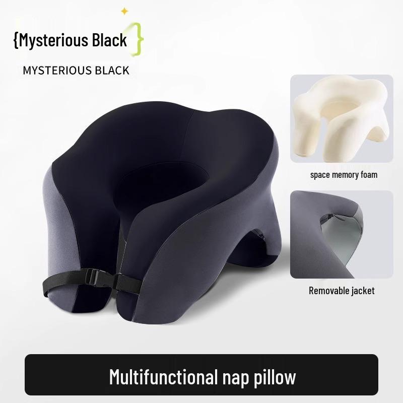 Memory Foam U-Shaped Face Down Nap Pillow for Office or School