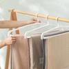 Non-Slip Rotating Folding Hanger Widening Thick Support Stretchable Clothes Drying Rack Space Saving Extensible