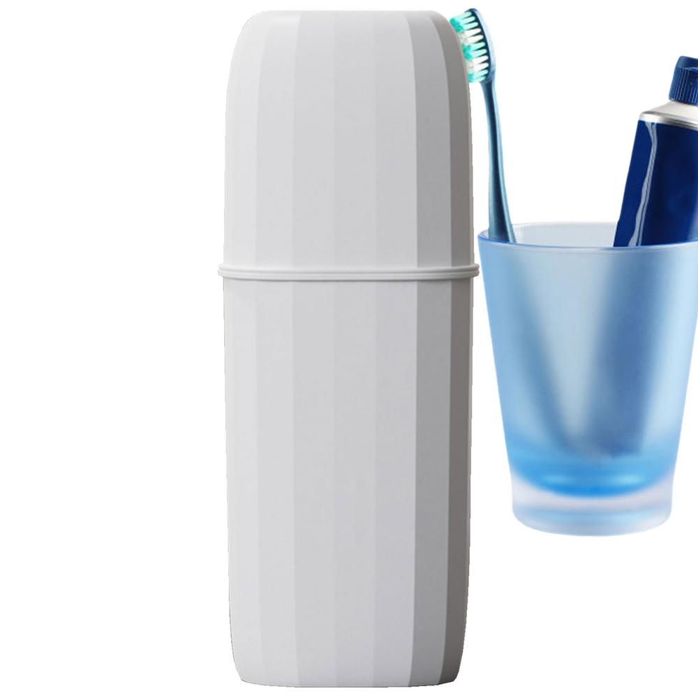 Travel Toothbrush Holders Portable Toothbrush Storage Container Multi-Function Dustproof Cup Storage For Bathroom Camping