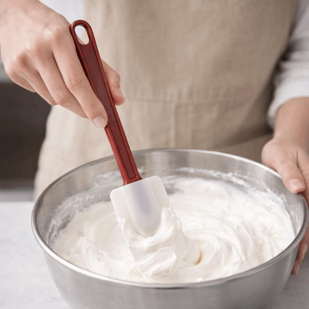 2PCS Heat Resistant Baking Scraper Set Food Grade Cake Cream Scraper  Dishwasher Safe