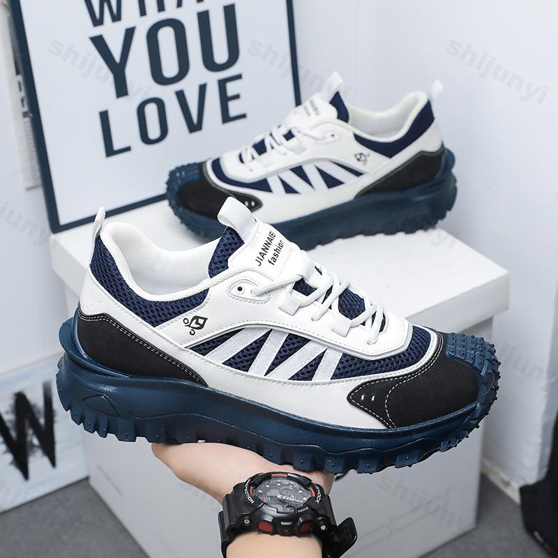 Klobige Sneaker Lässiger Sneaker Herren Laufschuhe Atmungsaktives Mesh Bequeme Plattform Designer 2025 Rutschfester Sportschuh