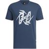 Adidas Wuji Series T Shirt Men's Navy Blue HM7469