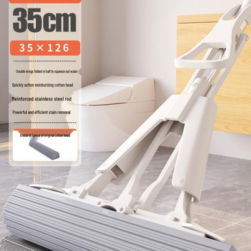 Large PVA Sponge Mop with Easy Squeeze and Water Absorbency