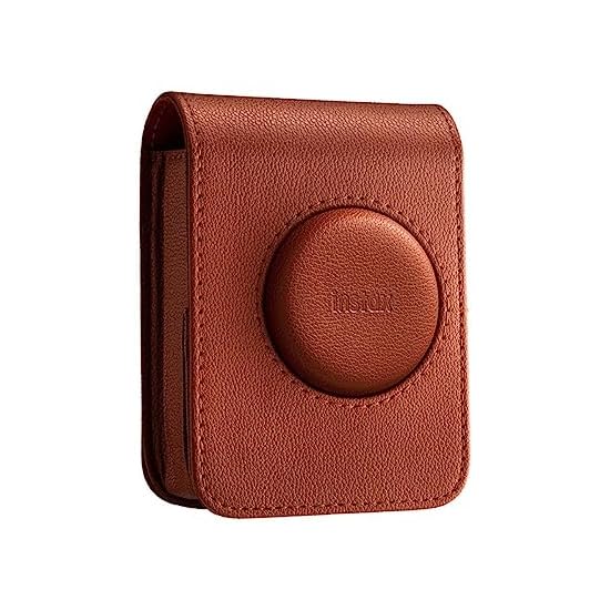 FUJIFILM Instant Camera Case for instax mini Evo, Brown, 520408