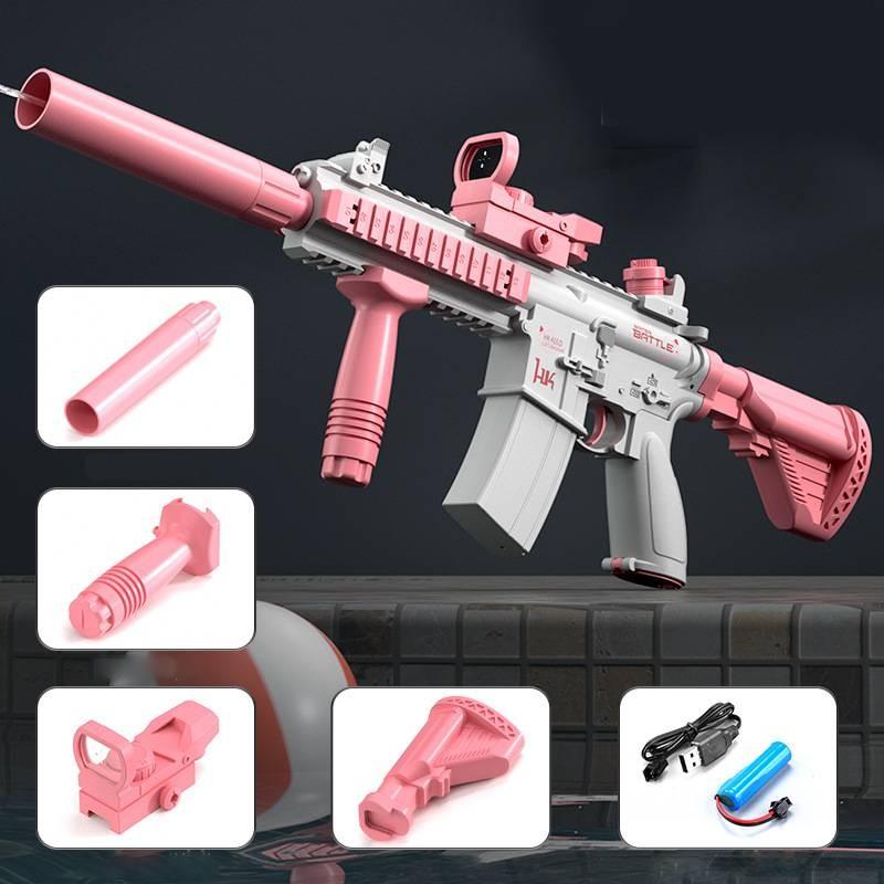 

Водяной Космос Электрический Пистолет Большая Емкость Игрушки Фестиваля Сонгкран Летние Подарки Детям Pink C